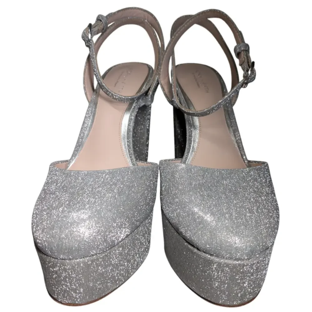 Antonio Melani X Born On‎ Fifth Metallic Glitter Prom Platform Heels Women's 10